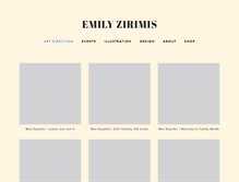 Tablet Screenshot of emilyzirimis.com